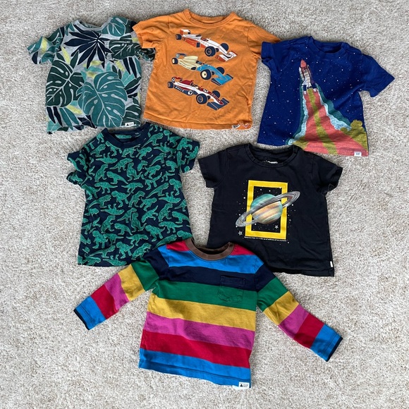 Six Gap Kids Shirts 3T